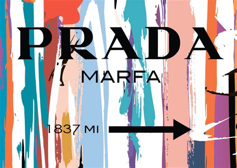 plakat prada marfa szpilki|Prada Marfa Poster .